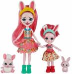 Mattel Enchantimals: Testvérbabák állatkákkal - Bree és Bedelia Bunny (HCF84)