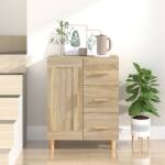 vidaXL Servantă, stejar sonoma, 69, 5x34x90 cm, lemn compozit (812225) Comoda