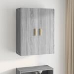 vidaXL Dulap de perete suspendat, gri sonoma, 69, 5x34x90 cm (817382) Comoda