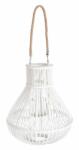 Bizzotto Set 2 felinare bambus alb Belem 34x41 cm (0141138)