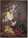 Clayre & Eef Tablou canvas iuta Flowers 60x3x80 cm (50630)