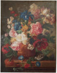 Clayre & Eef Tablou canvas Flowers 55x3x73 cm (50634)