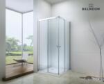Balneum Royal 90x90-es szögletes zuhanykabin 6mm-es nano vízlepergető üveggel BL-506-90 (BL-506-90)