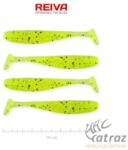 Reiva Flash Shad 10cm Sárga-Fekete-Ezüst Flitter Műcsali 4 db/csomag - Reiva Gumihal (9903-102)