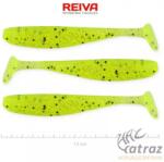 Reiva Flash Shad 15cm Fluo Sárga-Fekete-Ezüst Flitter Műcsali 3 db/csomag - Reiva Gumihal (9903-152)