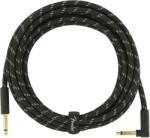 Fender 990820085 - Deluxe Series Instrument Cable Straight/Angle 15' (4, 5 m) Black Tweed - FEN130