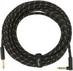 Fender 990820077 - Deluxe Series Instrument Cable Straight/Angle 25' (7, 5 m) Black Tweed - FEN136