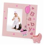 KPH Gyermek fa fotókeret 10x15 rózsaszín - karpex