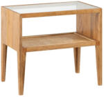 OpenHomeSelection Noptiera Sahara din lemn de mango si ratan 55 X 35 X 50 CM (605371)