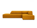 Micadoni Coltar modular Ruby, cu 4 locuri colt pe partea dreapta si tapiterie din catifea reiata (ColtarRuby2set27)