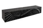 Invicta Comoda TV SCORPION 160 cm 3D suspendata, culoare negru mango (41995)