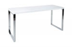 Invicta interior Birou alb din MDF si cadru metalic 140x60 cm (21141)