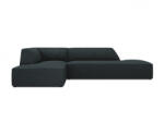 Micadoni Coltar modular Ruby, cu 4 locuri colt pe partea stanga si tapiterie din catifea reiata (ColtarRuby2set22)
