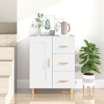 vidaXL Servantă, alb, 69, 5x34x90 cm, lemn compozit (812222) Comoda