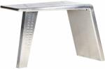vidaXL Birou, design aeronavă, argintiu, 112 x 50 x 76 cm, metal (284414) - vidaxl