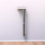 TRIXIE Kaparófa Macskának Falraszerelhető, 35x130x25cm, Fehér/Szürke (49960)