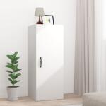 vidaXL Dulap de perete suspendat, alb, 34, 5x34x90 cm, lemn compozit (812438) Raft