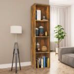 vidaXL Bibliotecă/dulap TV stejar fumuriu 36x30x143 cm lemn prelucrat (815246) Biblioteca