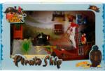 Red Beard Set cu 2 figurine si nava piratilor cu tun negru, Red Beard