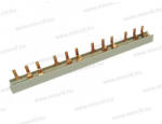 Pollmann 3 pólusú tüskés fázissín 63A 10mm2 4x3 modul/210mm S-3L-210/10 2223301 (2223301)