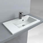 LunArt Liam 700 R mosdó, fényes fehér 5999123001122 (5999123001122)