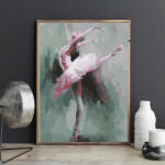 Pictorul Fericit Graceful dance (Dans grațios) - Pictură pe numere Panza pictura
