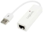 LogiLink Placa de retea USB 2.0 la Ethernet RJ45 alb (UA0144B) - pcone
