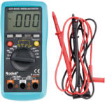 Extol digitális multiméter; Amper/Volt/Ohm mérő, hangjelző funkcióval, CE, 3 db 1, 5V AAA elem