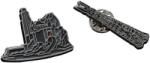 Weta Collectibles Set de insigne Weta Movies: The Lord of the Rings - Helms Deep & Orthanc (WETA872402912)