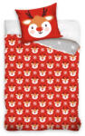 Carbotex Rénszarvasos karácsonyi ágyneműhuzat szett - Rudolf (NL225031) (NL225031)
