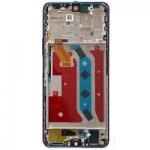 Huawei Honor X9 (4G és 5G) előlap keret, lcd kijelző és érintőpanel, kék (gyári)