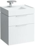 Laufen KARTELL BY LAUFEN Mosdó, polcfelület jobb oldalon, speciálisan fedett lefolyóval túlfolyónyílás nélkül, csaplyuk nélkül , Fehér H8103340001121 (H8103340001121)