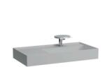 Laufen KARTELL BY LAUFEN Mosdó, polcfelület bal oldalon, speciálisan fedett lefolyóval túlfolyónyílás nélkül, csaplyuk nélkül , Matt szürke H8103397591121 (H8103397591121)