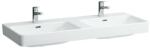 Laufen PRO S Ráépíthető dupla mosdó csaplyukkal , Fehér LCC bevonattal H8149664001081 (H8149664001081)