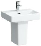 Laufen PRO S Kézmosó csaplyuk nélkül, túlfolyónyílás nélkül, túlfolyócsatorna nyílása nélkül a lefolyószelepben , Fehér LCC bevonattal H8159614001421 (H8159614001421)