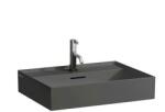 Laufen KARTELL BY LAUFEN Mosdó, alsó felülete csiszolt csaplyuk nélkül , Graphite matt H8163337581091 (H8163337581091)