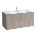 Laufen PRO S Keskeny mosdó alsószekrénnyel, két fiókkal egy csaplyuk, középen , Világos szil H8649632621041 (H8649632621041)
