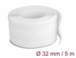 Delock Fonott kábelharisnya tépőzárral 5 m x 32 mm fehér (20818) - dellaprint