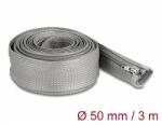 Delock Befont karmantyú zipzáras szorítóval hőállóság egészen 3 m x 50 mm-es szürke (20838)