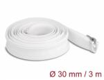Delock Befont karmantyú zipzáras szorítóval hőállóság egészen 3 m x 30 mm-es fehér (20834)