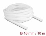 Delock Fonott kábelharisnya önzáródó 10 m x 16 mm fehér (20814)