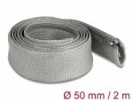 Delock Befont karmantyú zipzáras szorítóval hőállóság egészen 2 m x 50 mm-es szürke (20832)