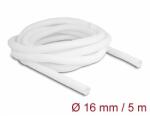 Delock Fonott kábelharisnya önzáródó 5 m x 16 mm fehér (20809) - dellaprint