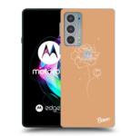 Picasee Husă transparentă din silicon pentru Motorola Edge 20 - Peonies
