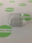 Globál Pack Egybefedeles doboz víztiszta 250 ml PET