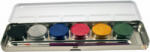 Eulenspiegel arcfesték Eulenspiegel Gyöngyház arcfesték - 6 színű fém paletta "Pearlescent