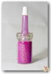 Mk Kreatív Csillámpor csőrös üvegben - Lazac rózsaszín 7 ml