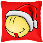 printfashion Karácsonyi smile - Párnahuzat, Díszpárnahuzat - Piros (10856176)