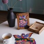 Unidragon Puzzle Fairy Bird, mediu, 198 piese, 25x32 cm, lemn UE06373 (444687) Puzzle
