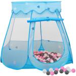 vidaXL Cort de joacă pentru copii cu 250 bile, albastru, 102x102x82 cm (3107723)